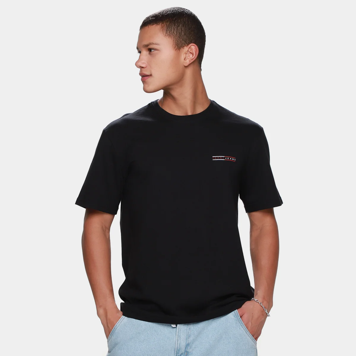 Camiseta Tommy Jeans Graphic Slub Masculina