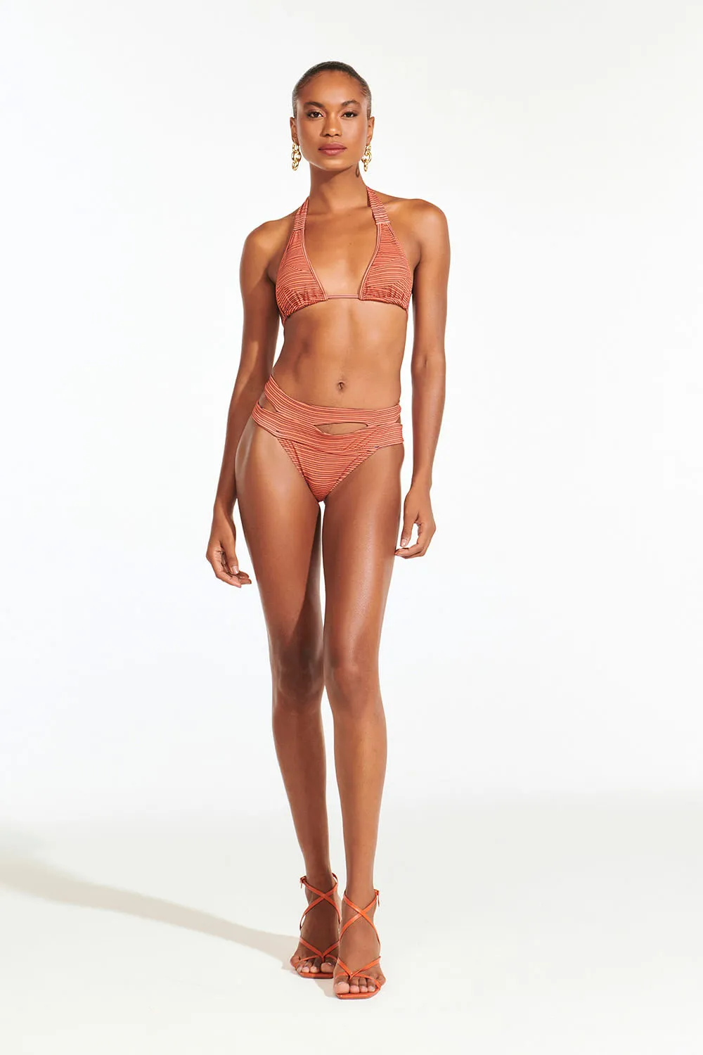 Biquini Frente Única Smk Laranja Médio