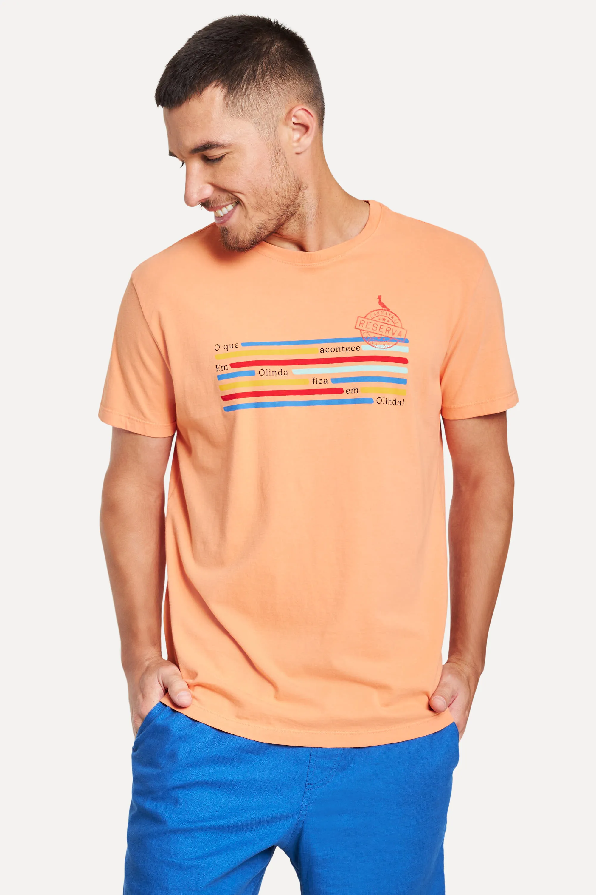 Camiseta Estampada Acontece Em Olinda