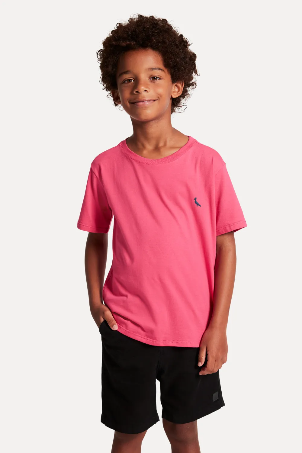 Camiseta Mini Gota Pica-pau Bordado