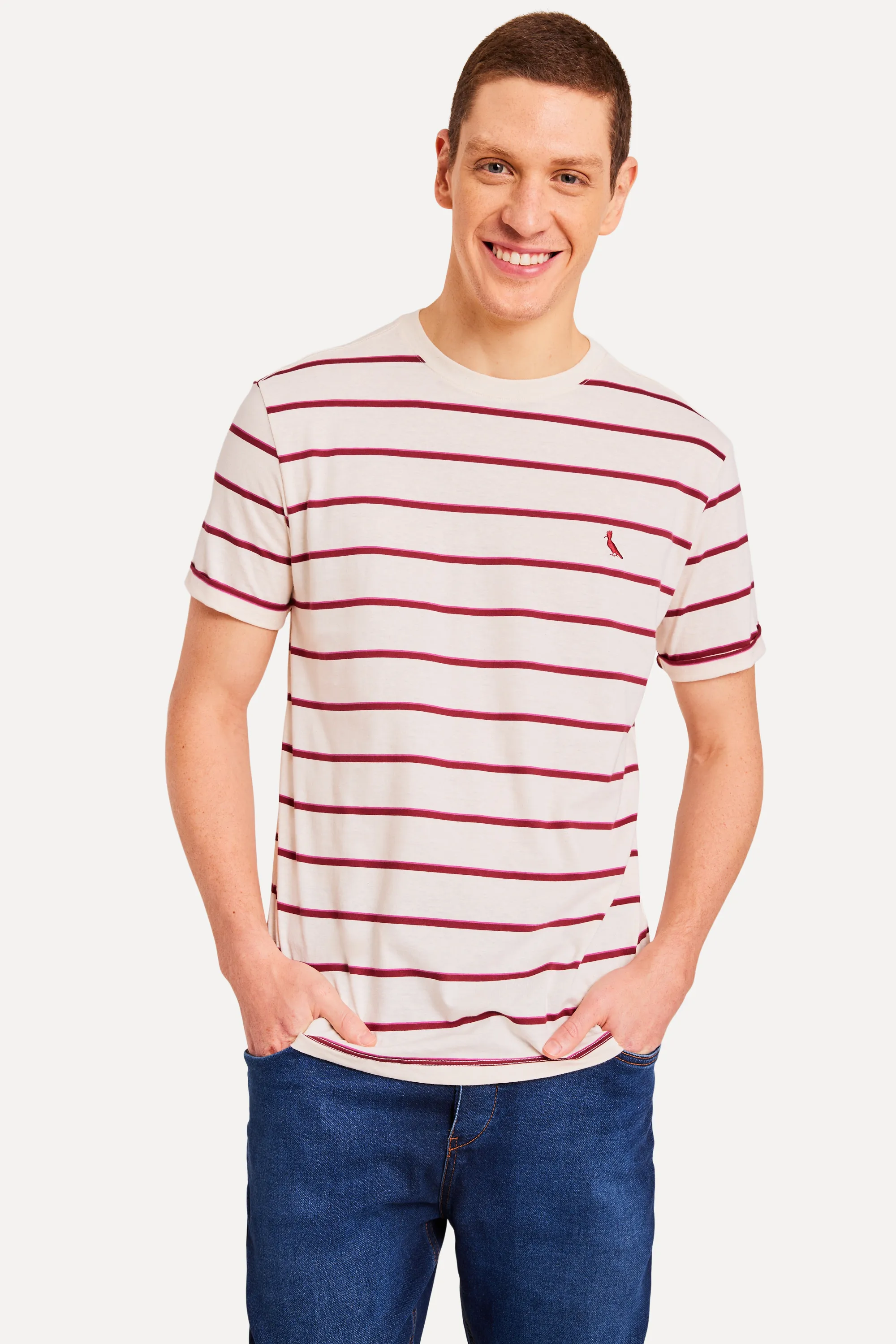 Camiseta Listrado Canhamo