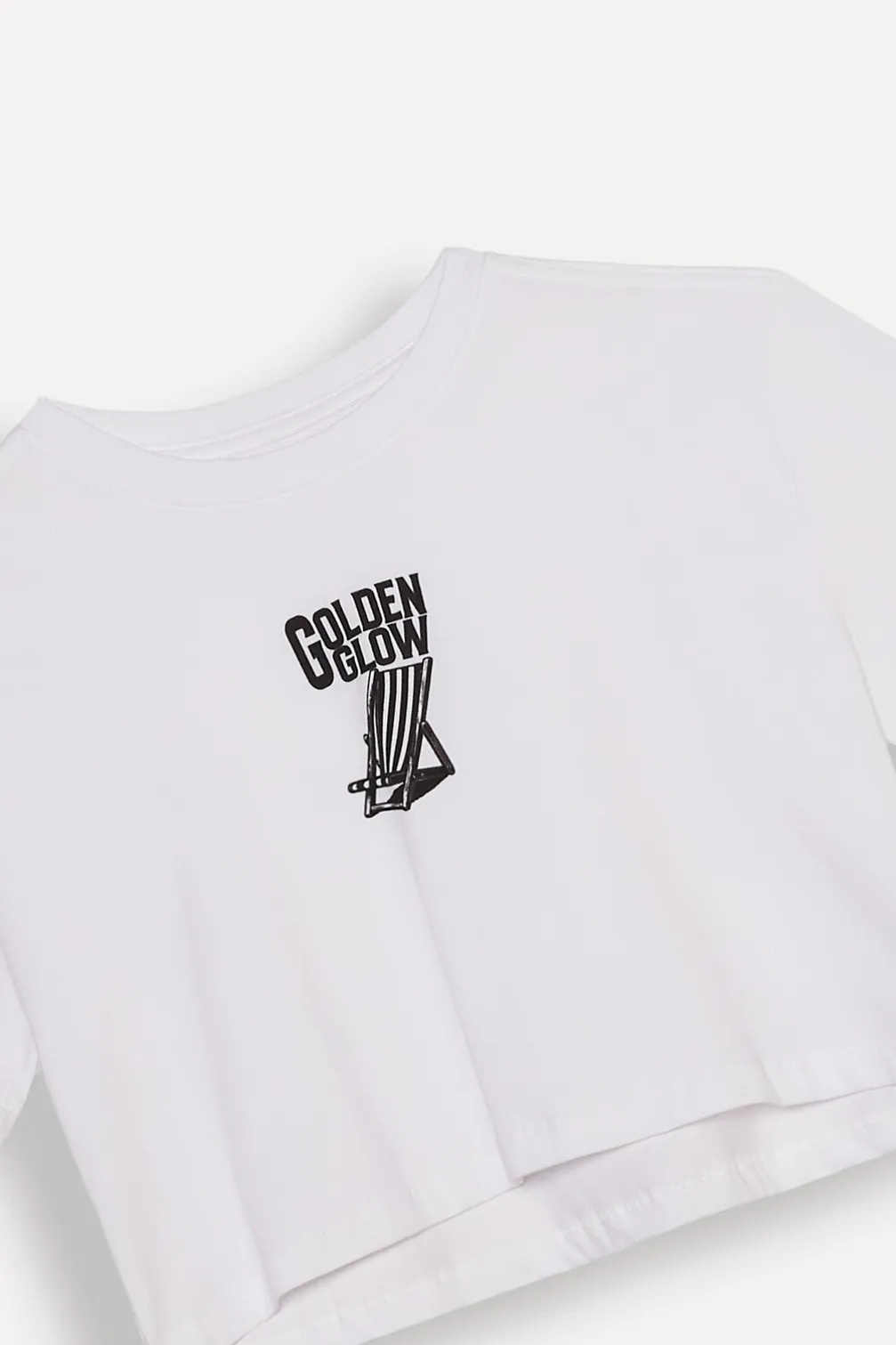 Camiseta Malha Golden Glow