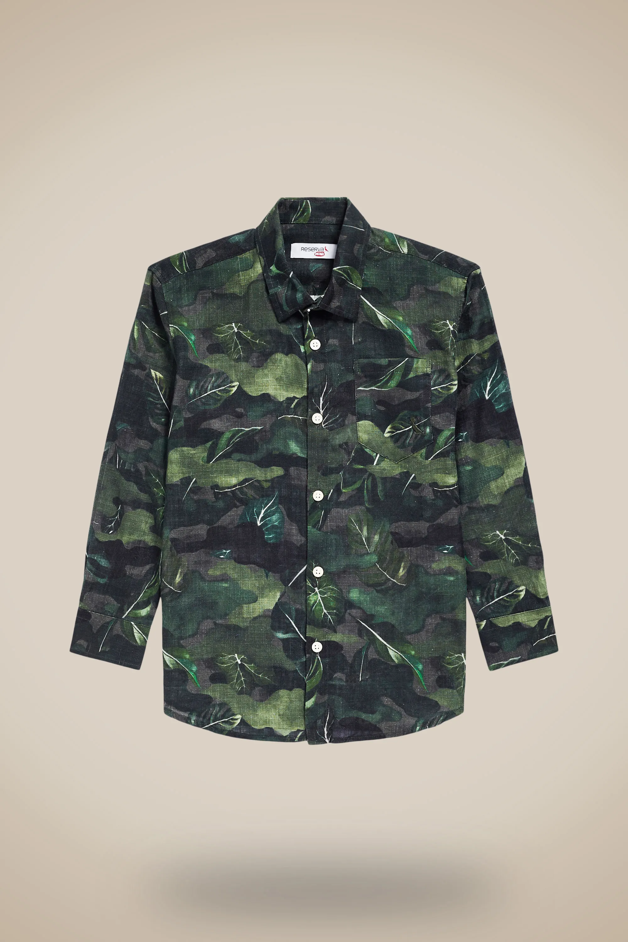 Camisa Mini Ml Camuflado Inverno