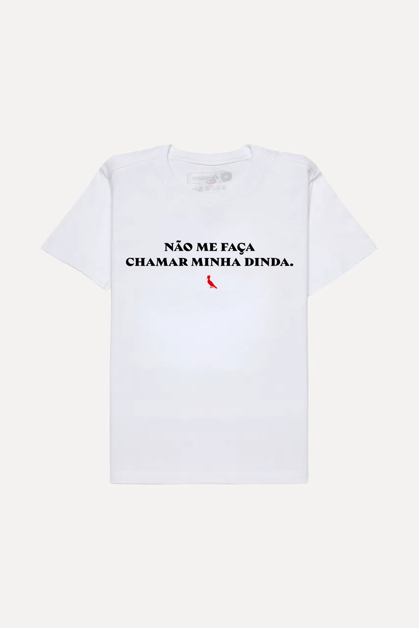 Camiseta Mini Estampa Chamar Dinda