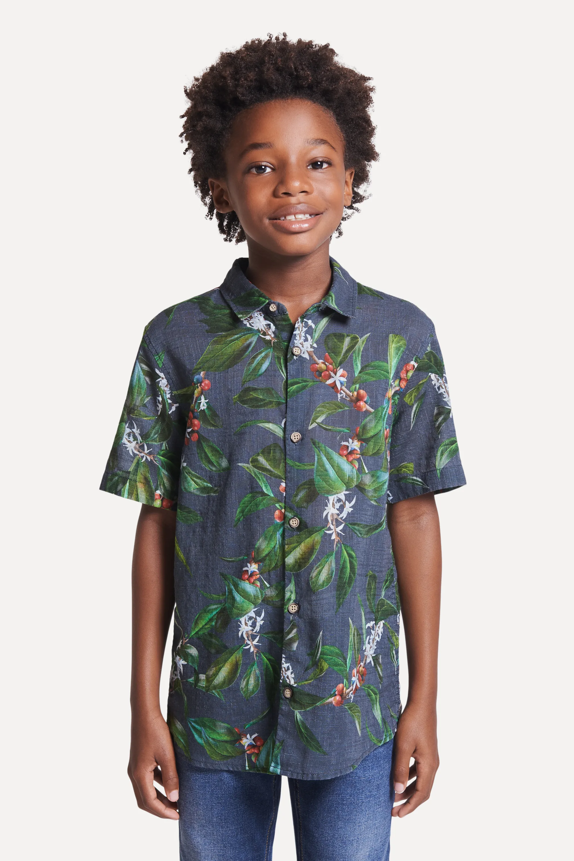 Camisa Mini Estampada Mc Cafe