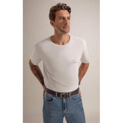 T-Shirt Mm Washed Car Gp Niquel