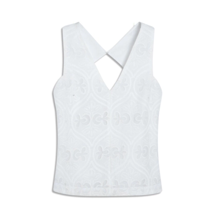 Regata Anne Laise Bordado Off White