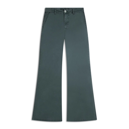 Calça Chino Ctp Flare Verde Army