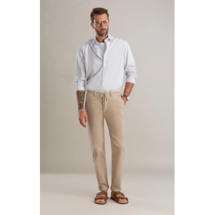 Calça Chino Jogging Preppy Pd Silver