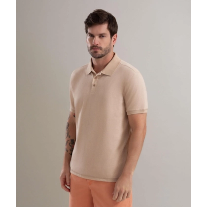 Polo Piquet Terra New Mc Natural