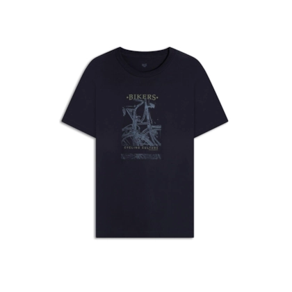 T-Shirt Bikers Frente New Classic Midnight Blue