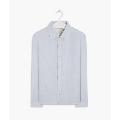 Camisa Linho  Miro Azul Bic