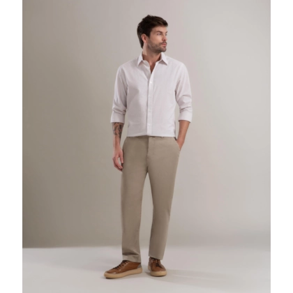 Camisa Cotton Nassau Ml Bege