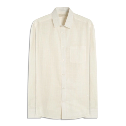 Camisa Linho Like Listrado Arnaldo Ml Amarelo