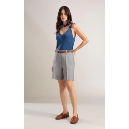 Tricot Isla Liso Azul Bic