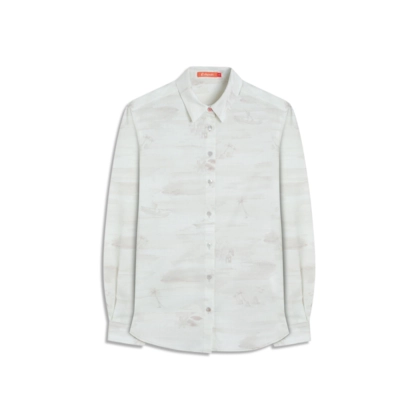 Camisa Sardenha Mar Mono Linho Blend Caqui