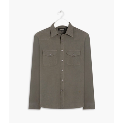  Camisa Matteo Ml Tabaco