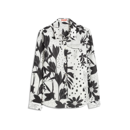 Camisa Sardenha Arara Mono Linho Blend Purple Blue