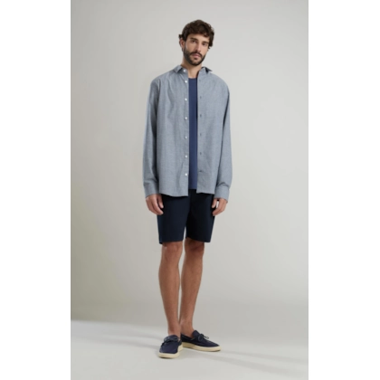 Camisa Cotton Xadrex Andre Ml Marinho