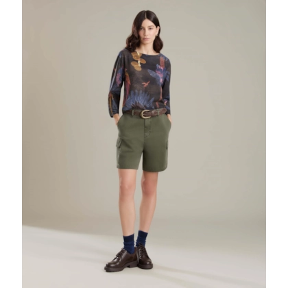 Blusa Linho  Nadine Paradise Preto