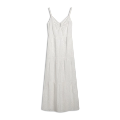 Vestido Diana Laise Bordado Branco