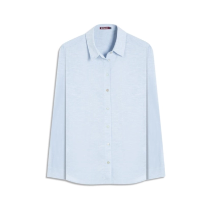 Camisa Linho  Classic Azul Claro