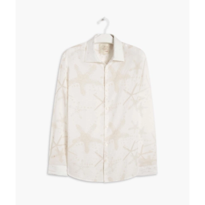 Camisa Linho  Starfish Natural