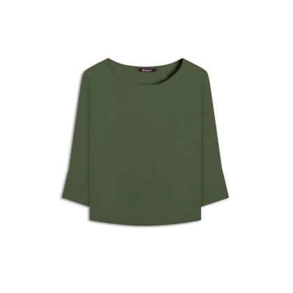 Blusa Puro Linho Nadine Verde Army