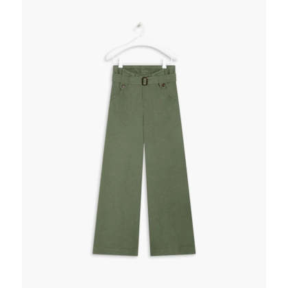 Calça Linho  Lyra Moletom Linho Ring Verde Oliva