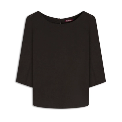 Blusa Alice Algodao Preto