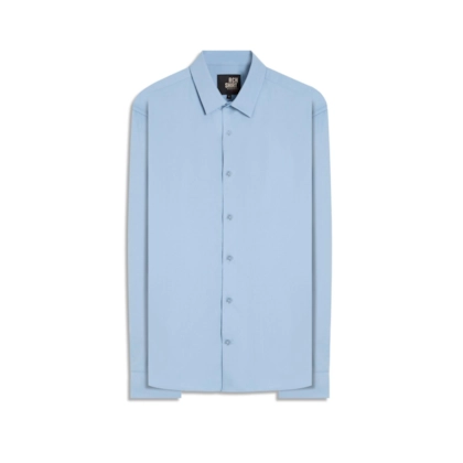 Camisa Politech Bambu Ml Azul Seco