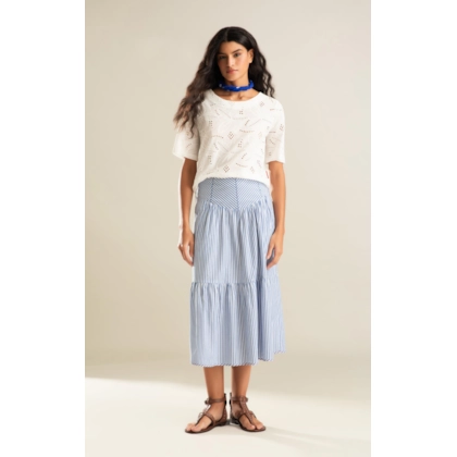 Blusa Emily Laise Algodao Branco