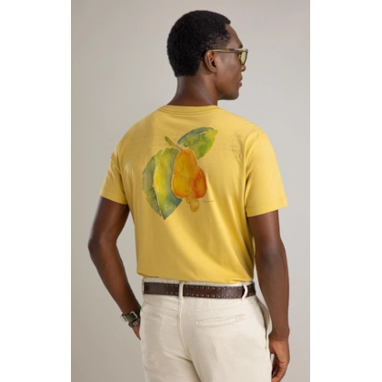 T-Shirt Mm Os Garotin Costas Bf Amarelo