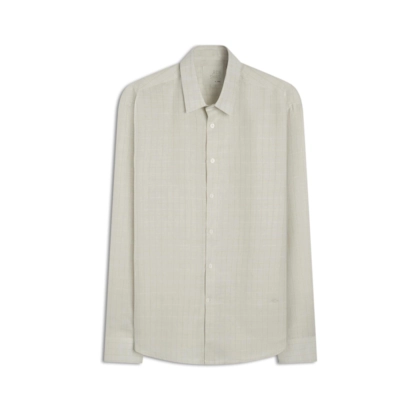 Camisa Linho  Enzo Cinza Claro