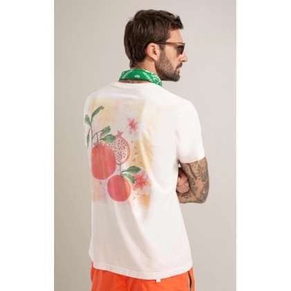 T-Shirt Mm Washed Roma Costas Bf Rosa
