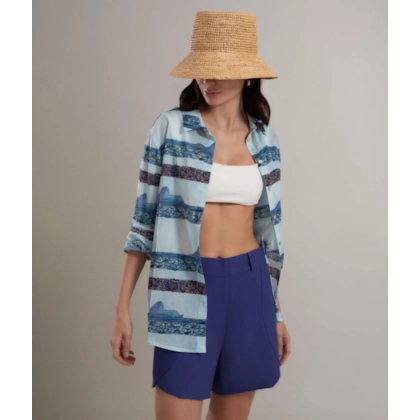 Camisa Sardenha Irmãos Algodão Hortencia