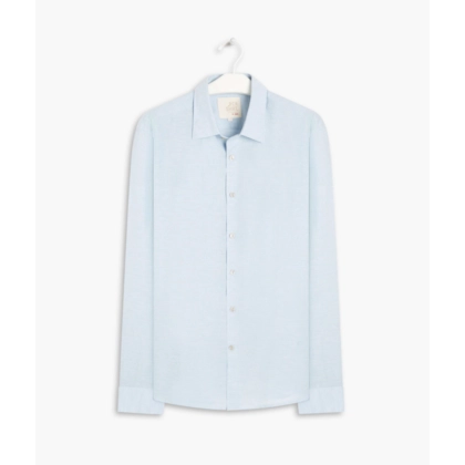 Camisa Linho  Charles Azul Claro