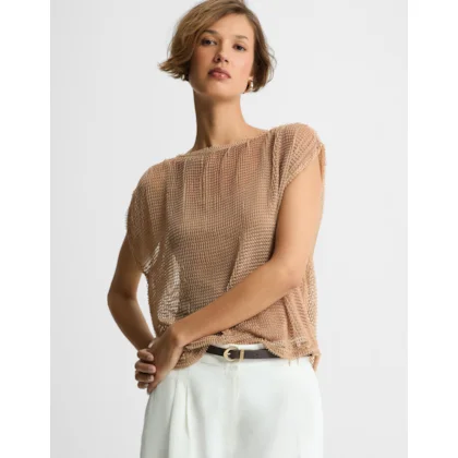 Blusa Malha Desagulhada