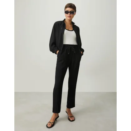 Calça Salvador Com Elástico Preta