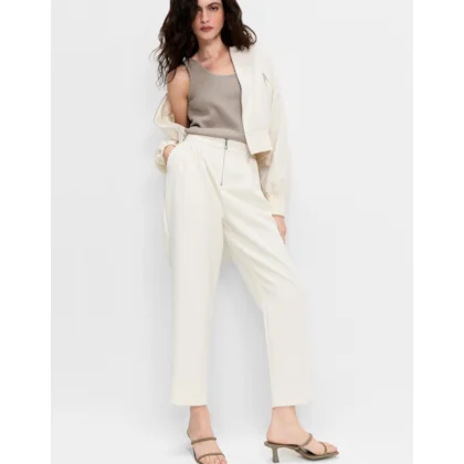 Calça Slim Vista Com Zíper