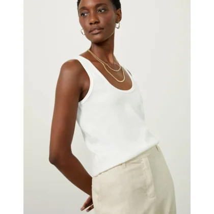 Regata Canelada Alça Fina