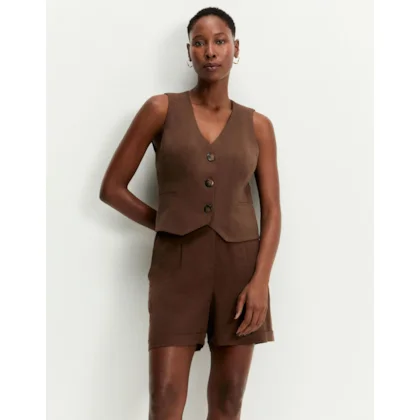 Shorts Alfaiatado Pregas