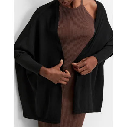 Cardigan Tricot Quadrado