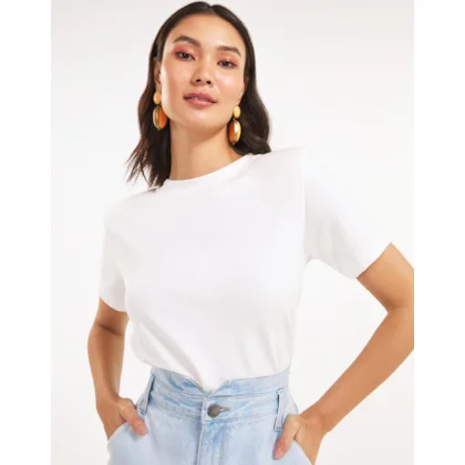 Blusa Malha Ombreira