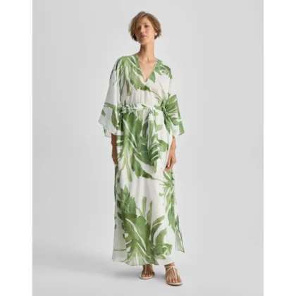 Kaftan Folhagem Verão