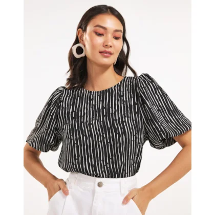 t Shirt Listra Pincelada Preto