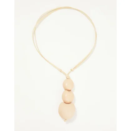 Colar Longo Resinas Foscas