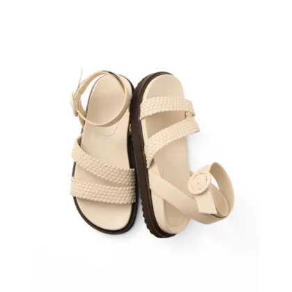 Papete Tiras Tressê Off White