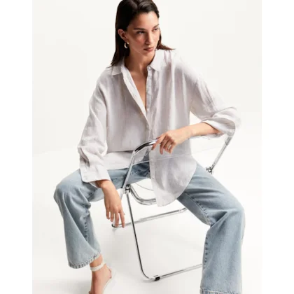 Camisa Ampla Fio Tinto