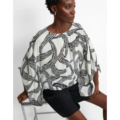 Blusa Manga Kimono Gráfico